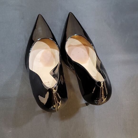 SCHUTZ LOU POINTED TOE LEATHER WOMEN"S HIGH HEEL STILETTOS PUMP - Picture 5 of 13